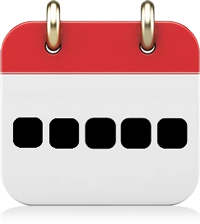 Agenda prévoyant un ticket de stationnement tous les jours